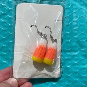 Candy corn earrings